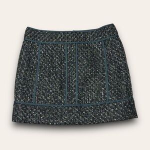 J. Crew Tweed Mini Skirt Size 2 Wool Blend NWT Office Siren Preppy